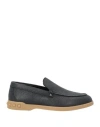 Valentino Garavani Man Loafers Black Size 9 Leather In Black