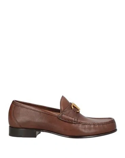 Valentino Garavani Vlogo Signature Loafer In Brown