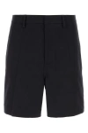 Valentino Tailored Stretch-cotton Chino Shorts In Blue