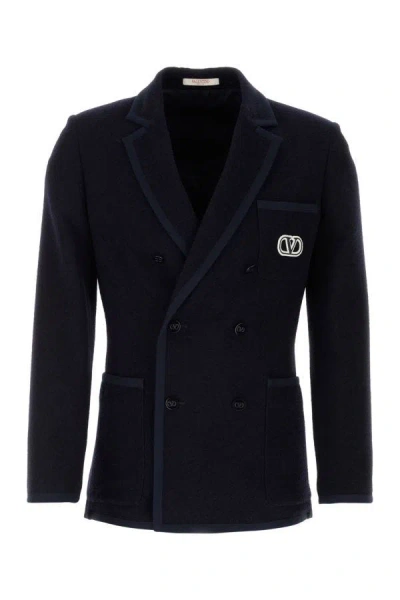 Valentino Garavani Jackets And Vests In Blue