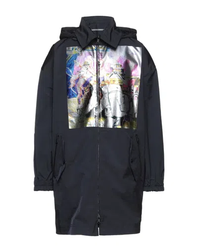 Valentino Overcoats In Black