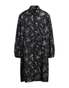 Valentino Garavani Man Overcoat & Trench Coat Black Size 38 Polyamide In Black