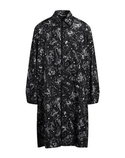 Valentino Garavani Man Overcoat & Trench Coat Black Size 38 Polyamide