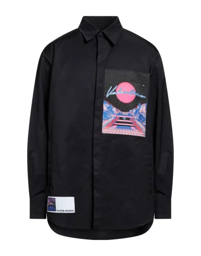 Valentino Overcoats In Black