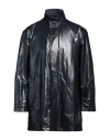 Valentino Garavani Man Overcoat & Trench Coat Midnight Blue Size 44 Polyester, Virgin Wool, Cotton, In Blue
