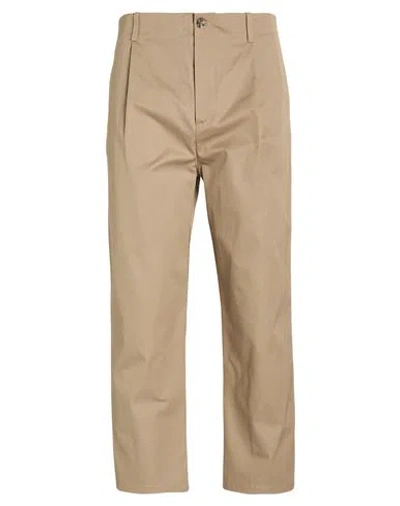 Valentino Garavani Man Pants Beige Size 34 Cotton In Neutral