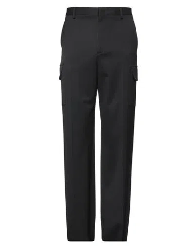 Valentino Garavani Man Pants Black Size 34 Virgin Wool, Elastane