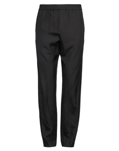 Valentino Garavani Man Pants Black Size 38 Silk