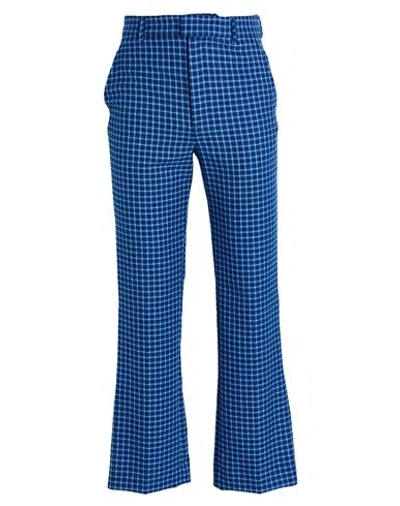 Valentino Garavani Man Pants Blue Size 30 Cotton, Virgin Wool