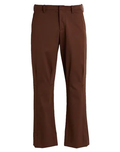 Valentino Garavani Man Pants Brown Size 30 Virgin Wool, Elastane