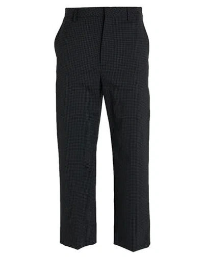 Valentino Garavani Man Pants Charcoal Size 30 Polyester, Virgin Wool, Elastane In Gray