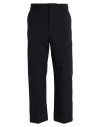 Valentino Garavani Man Pants Charcoal Size 30 Polyester, Virgin Wool, Elastane In Blue