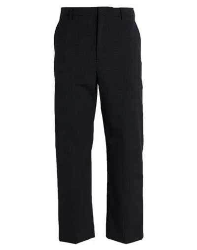 VALENTINO VALENTINO GARAVANI MAN PANTS MIDNIGHT BLUE SIZE 30 POLYESTER, VIRGIN WOOL, ELASTANE