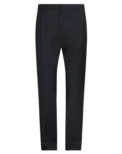 Valentino Garavani Man Pants Midnight Blue Size 32 Wool, Mohair Wool