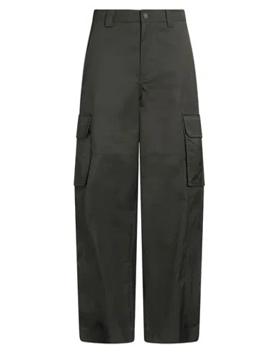 Valentino Garavani Man Pants Military Green Size 34 Polyester, Elastomultiester