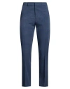 Valentino Ministud Pattern Tailored Trousers In Navy