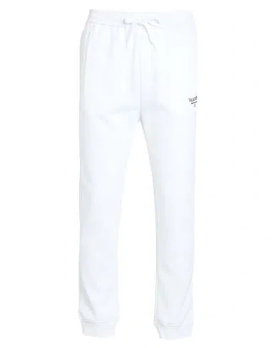 Valentino Garavani Man Pants White Size Xl Cotton, Polyamide