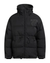 Valentino Vlogo Signature Hooded Puffer Jacket In Black