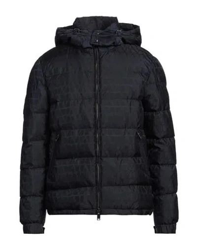 Valentino Garavani Man Puffer Navy Size 42 Polyamide