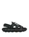 Valentino Garavani Man Sandals Black Size 7 Leather In Black