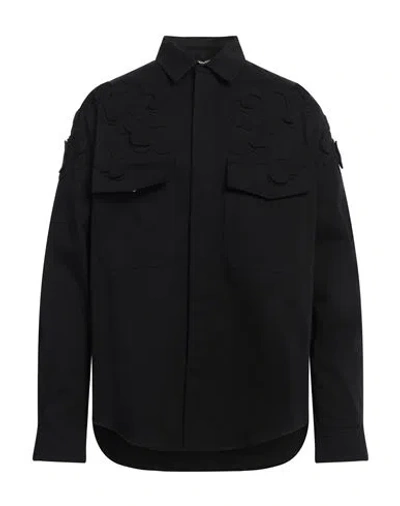 Valentino Garavani Man Shirt Black Size 46 Cotton