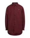 Valentino Garavani Cotton Shirt Jacket In Red