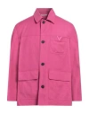 Valentino Pink Caban Jacket In Pink