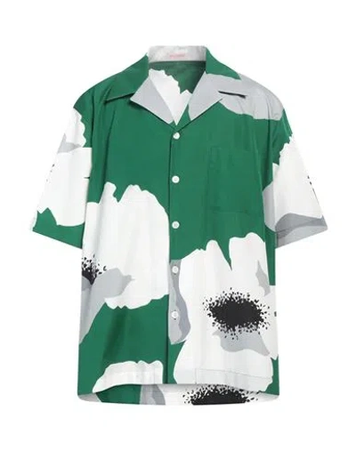VALENTINO VALENTINO GARAVANI MAN SHIRT GREEN SIZE 42 COTTON