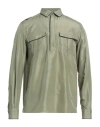 Valentino Garavani Man Shirt Sage Green Size 15 ½ Silk