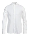 Valentino Garavani Men Shirt With Rockstud Untitled Studs In White