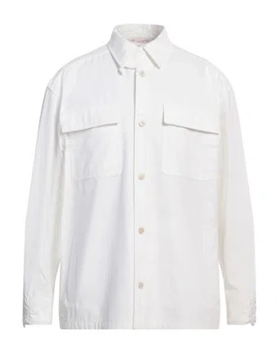 Valentino Garavani Man Shirt White Size 42 Cotton, Polyester