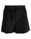 Valentino Garavani Man Shorts & Bermuda Shorts Black Size 30 Silk In Black