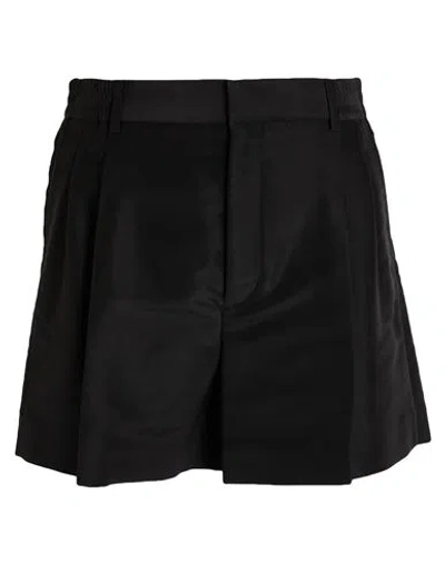Valentino Garavani Man Shorts & Bermuda Shorts Black Size 30 Silk