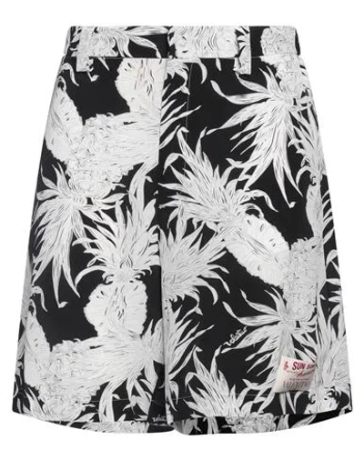Valentino Garavani Man Shorts & Bermuda Shorts Black Size 36 Silk