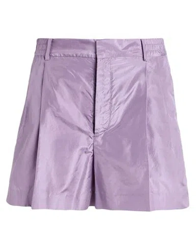 Valentino Garavani Man Shorts & Bermuda Shorts Lilac Size 30 Silk