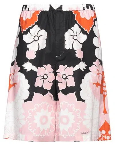 Valentino Garavani Man Shorts & Bermuda Shorts Pink Size 38 Linen In Pink