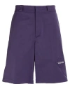 Valentino Garavani Man Shorts & Bermuda Shorts Purple Size 40 Polyester
