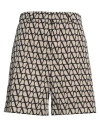 Valentino Garavani Man Shorts & Bermuda Shorts Sand Size 32 Polyester In Beige