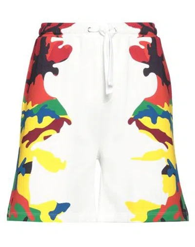 Valentino Garavani Man Shorts & Bermuda Shorts White Size 3xl Cotton, Polyamide