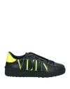 Valentino Open Sneakers In Black