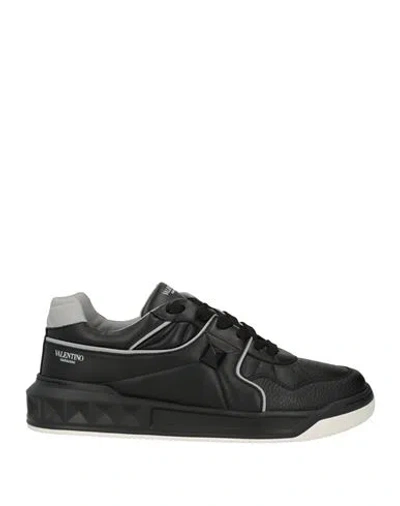 VALENTINO GARAVANI VALENTINO GARAVANI MAN SNEAKERS BLACK SIZE 9 LEATHER