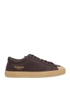 Valentino Garavani Man Sneakers Chocolate Brown Size 9 Soft Leather