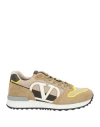 Valentino Vlogo Netrunner Sneakers In Beige