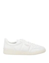 Valentino Garavani Man Sneakers White Size 9 Leather