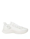 Valentino Garavani Man Sneakers White Size 9 Textile Fibers
