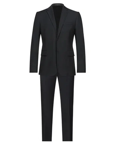 Valentino Garavani Man Suit Black Size 46 Wool, Mohair Wool