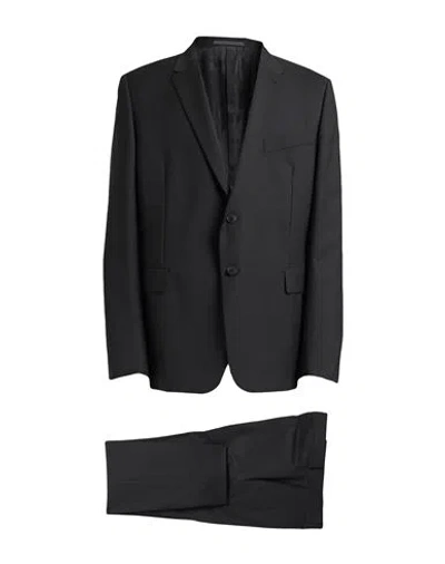 Valentino Garavani Man Suit Black Size 42 Wool, Mohair Wool
