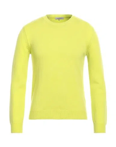 Valentino Garavani Man Sweater Acid Green Size S Cashmere