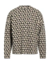 Valentino Toile Iconographe Wool Sweater In Beige