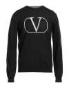 Valentino Garavani Man Sweater Black Size 42 Virgin Wool